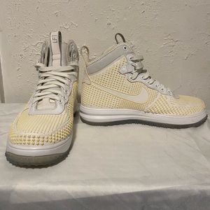 Lunar Force 1 Duckboot All White